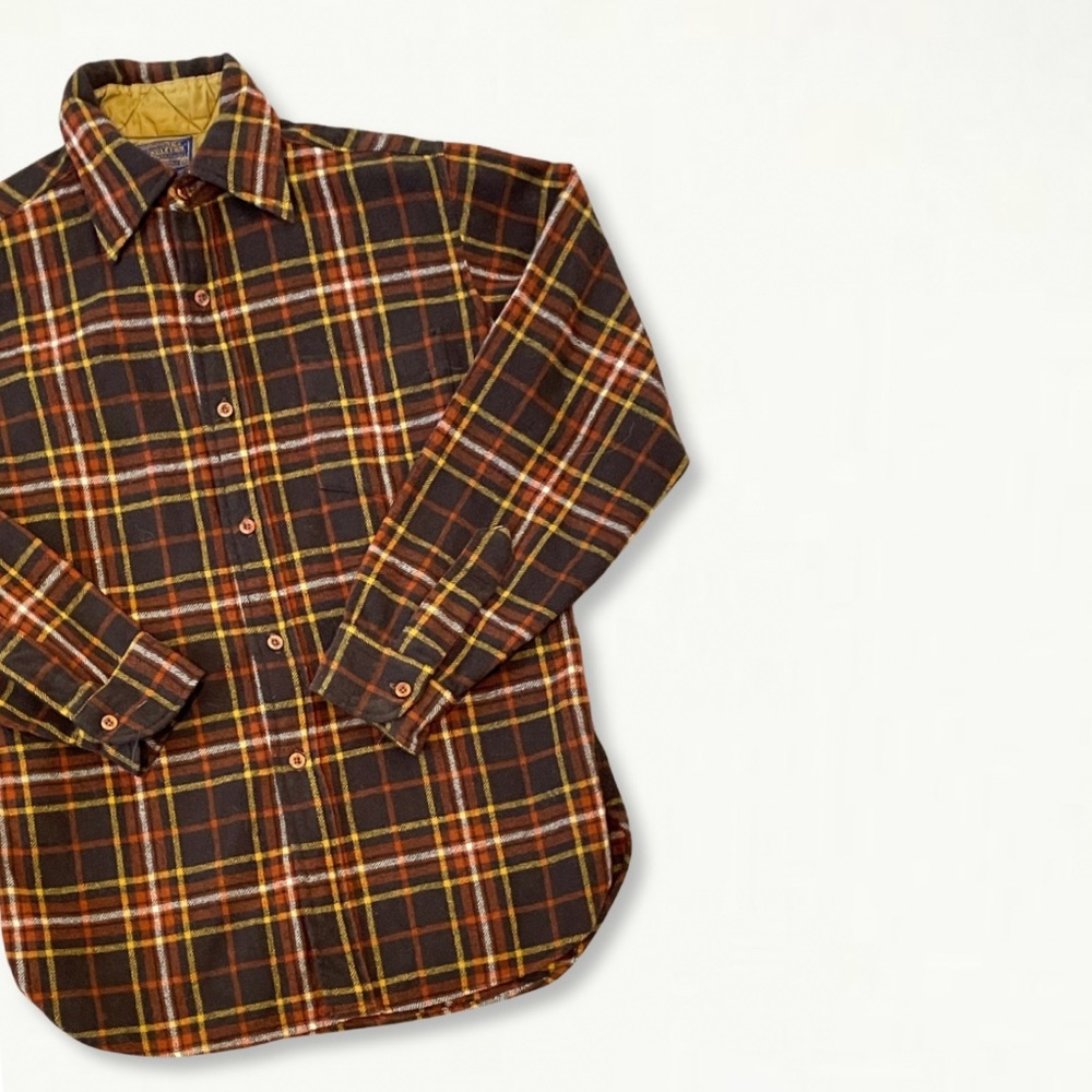 Pendleton Vintage 1960s Pendleton Plaid Loop Coll… - image 3
